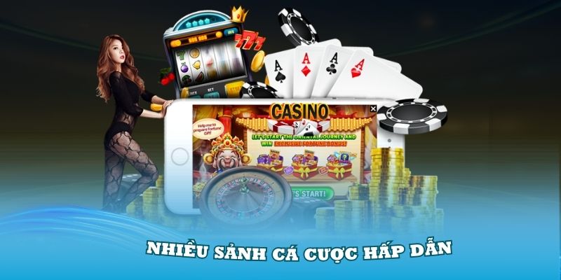 Nhiều sảnh cá cược hấp dẫn tại nhà cái New88