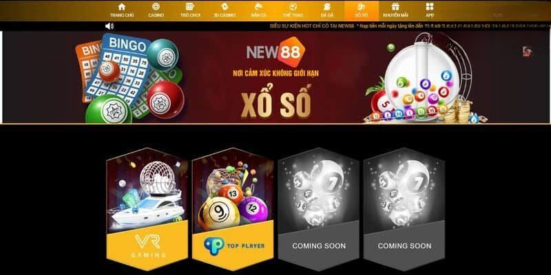 Giới thiệu sơ lược về sảnh game cá cược xổ số new88