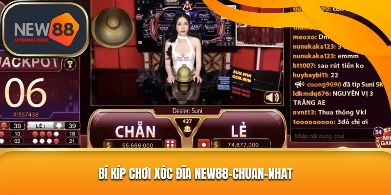 Bí kíp chơi xóc đĩa NEW88 chuẩn nhất